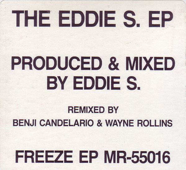 Eddie S. : The Eddie S. EP (12", EP)