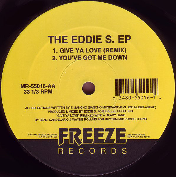 Eddie S. : The Eddie S. EP (12", EP)