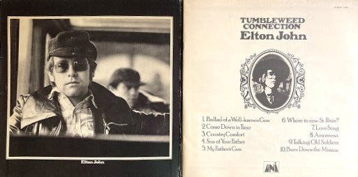 Elton John : Tumbleweed Connection (LP, Album, Pin)