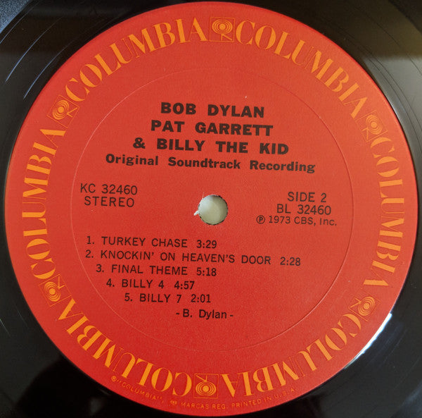 Bob Dylan : Pat Garrett & Billy The Kid (Original Soundtrack Recording) (LP, Album, RP, Pit)