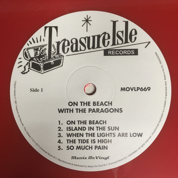 The Paragons : On The Beach (LP, Album, Ltd, Num, RE, Red)