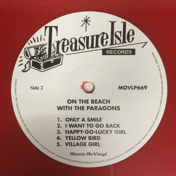 The Paragons : On The Beach (LP, Album, Ltd, Num, RE, Red)