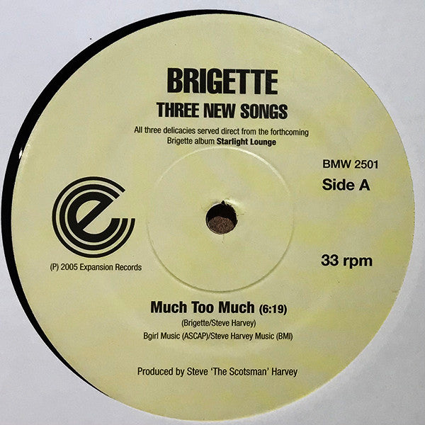 Brigette McWilliams : Three New Songs (12", EP)