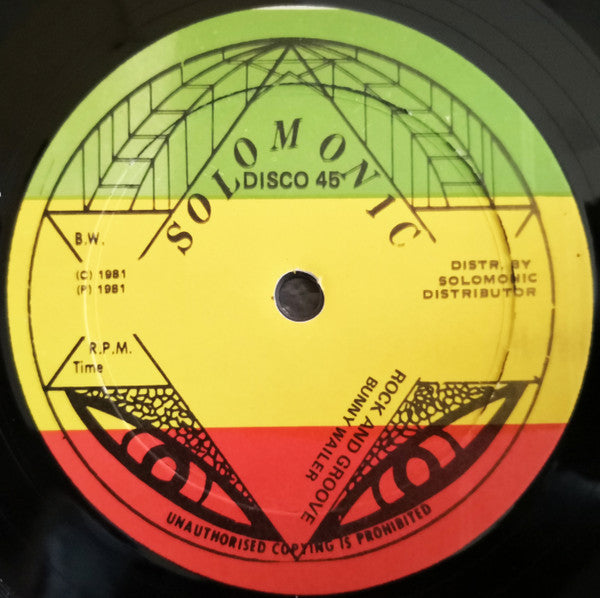 Bunny Wailer : Galong So / Rock And Groove (12")