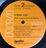 Brian Auger's Oblivion Express : A Better Land (LP, Album, Hol)