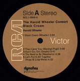 The Harold Wheeler Consort : Black Cream (LP, Album)