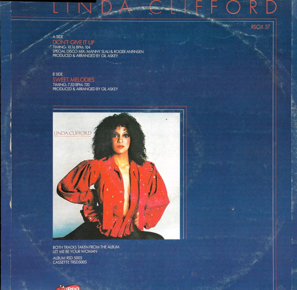 Linda Clifford : Don't Give It Up (12" Extended Disco Version) (12", Ltd)