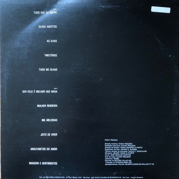 Diana Pequeno : Mistérios (LP, Album)