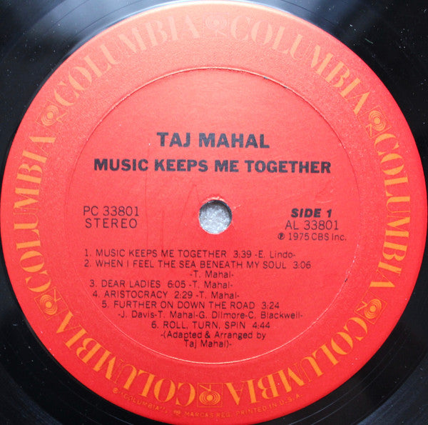 Taj Mahal : Music Keeps Me Together (LP, Album)