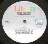Noel Pointer : All My Reasons (LP, Album, Cap)