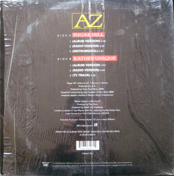 AZ : Sugar Hill / Rather Unique (12")