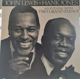 John Lewis (2) & Hank Jones : An Evening With Two Grand Pianos (LP, Album, OBI)