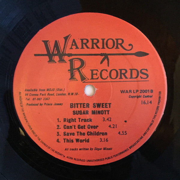 Sugar Minott : Bitter Sweet (LP, Red)