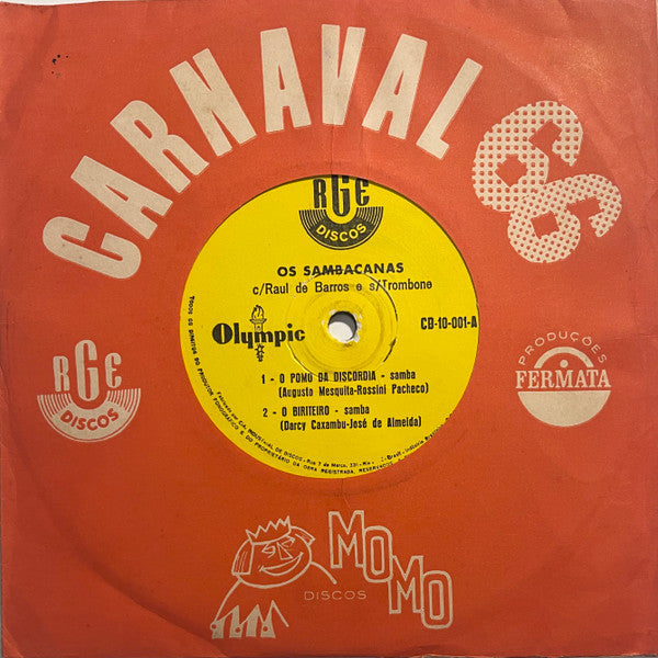 Os Sambacanas / Ubirajara Ramos E As Vozes : O Pomo Da Discordia (7")