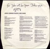 John Lennon / Plastic Ono Band* : John Lennon / Plastic Ono Band (LP, Album)