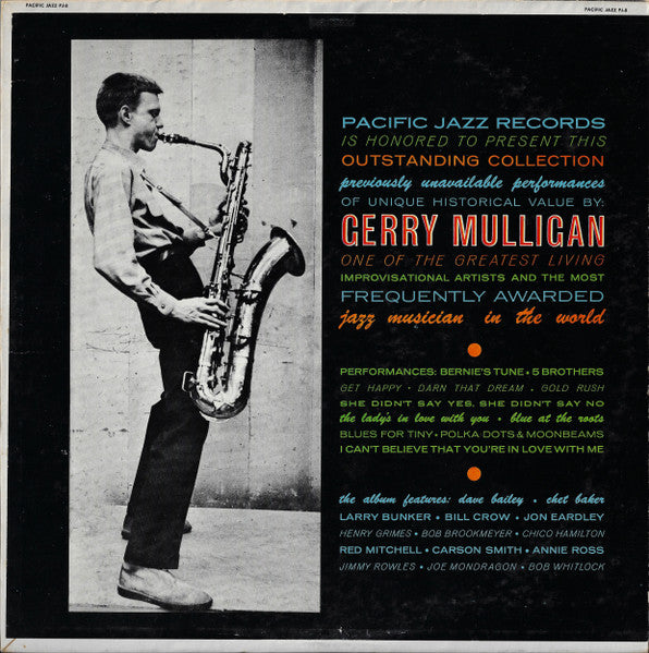 Gerry Mulligan : The Genius Of Gerry Mulligan (LP, Comp, Mono)