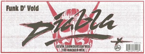 Funk D'Void : Diabla (Kevin Saunderson Mix / The Hacker Mix) (12")