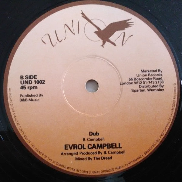 Evrol Campbell : My Baby Love (12")