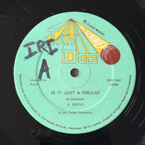 D. Duffus* : Is It Just A Dream / Cheater (12")