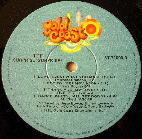 Today, Tomorrow, Forever : Surprise! Surprise! (LP, Album)