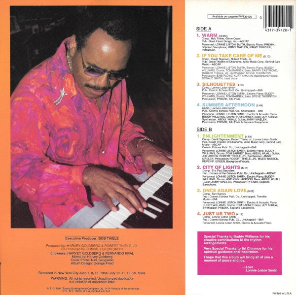 Lonnie Liston Smith : Silhouettes (LP, Album)
