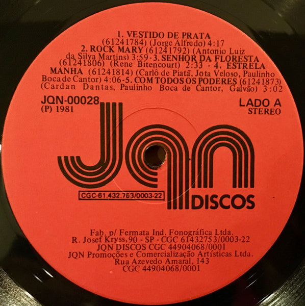 Paulinho Boca De Cantor : Valeu  (LP, Album)