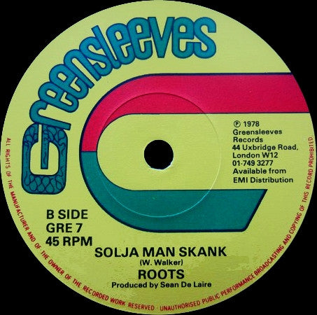 Roots (5) : Mash Down (7", Single)
