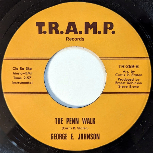 George E. Johnson : Wake Me Up / The Penn Walk (7", RE)