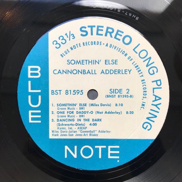 Cannonball Adderley : Somethin' Else (LP, Album, RE, Lib)