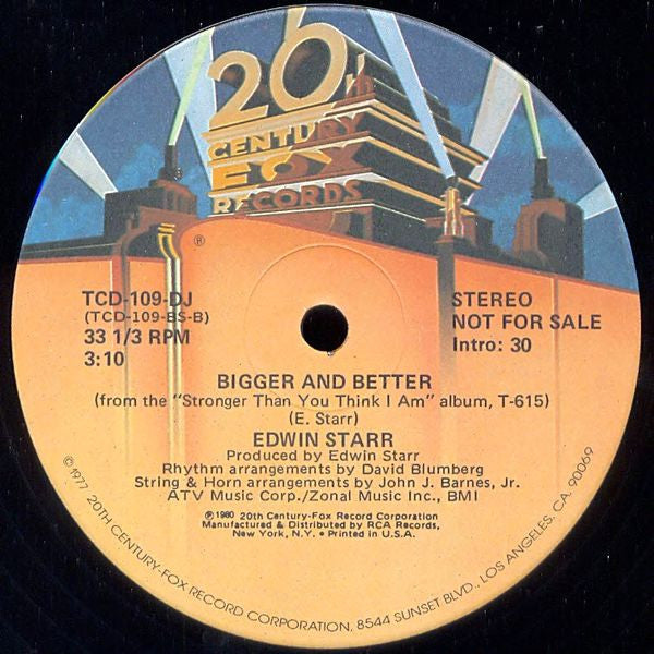 Edwin Starr : Get Up-Whirlpool (12", Promo)