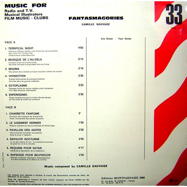 Camille Sauvage : Fantasmagories (LP)