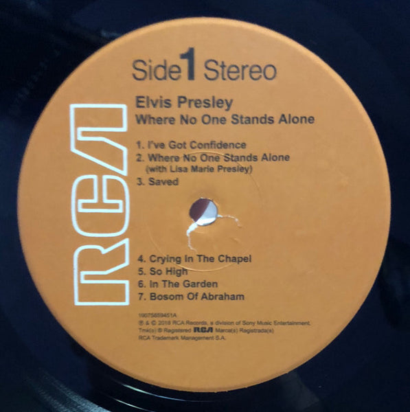 Elvis Presley : Where No One Stands Alone (LP, Album)