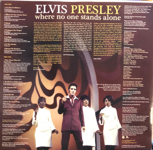 Elvis Presley : Where No One Stands Alone (LP, Album)