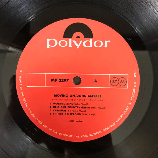 John Mayall : Moving On (LP, Album)