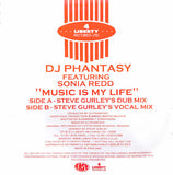 DJ Phantasy Featuring Sonia Redd : Music Is My Life (Steve Gurley Remixes) (12")