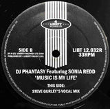 DJ Phantasy Featuring Sonia Redd : Music Is My Life (Steve Gurley Remixes) (12")