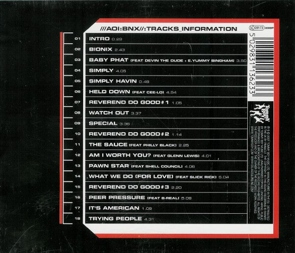 De La Soul : AOI: Bionix (CD, Album)