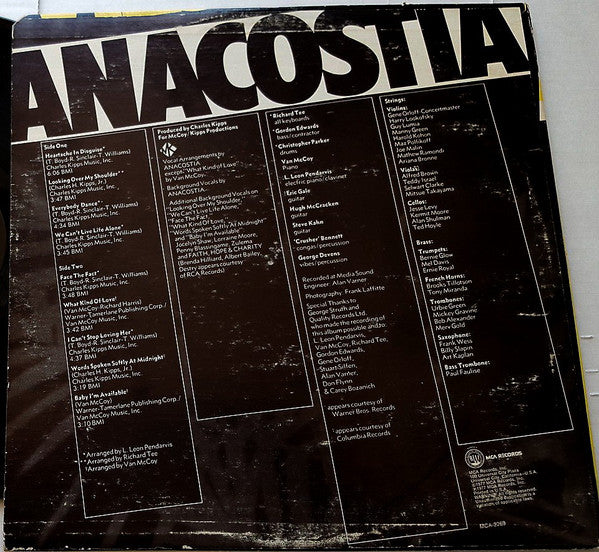 Anacostia : Anacostia (LP, Album, Pin)