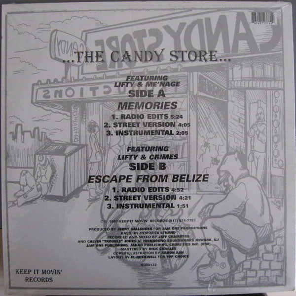 The Candy Store : Memories / Escape From Belize (12")