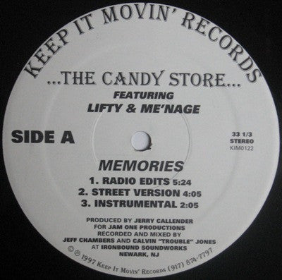 The Candy Store : Memories / Escape From Belize (12")