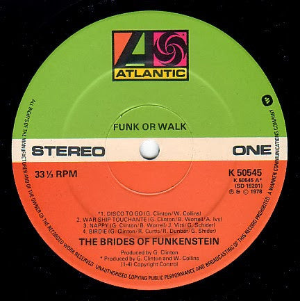 Brides Of Funkenstein : Funk Or Walk (LP, Album)