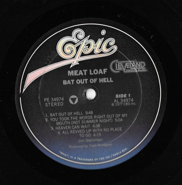 Meat Loaf : Bat Out Of Hell (LP, Album, RP)