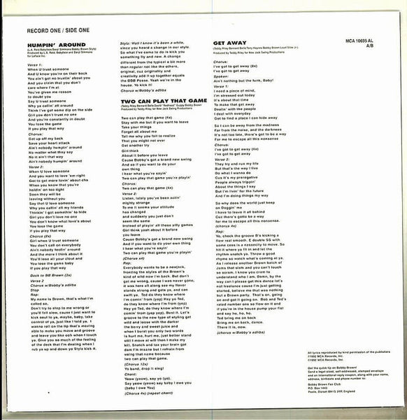 Bobby Brown : Bobby (2xLP, Album)