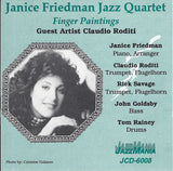 Janice Friedman Jazz Quartet Guest Artist Claudio Roditi : Finger Paintings  (CD, Album)