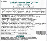 Janice Friedman Jazz Quartet Guest Artist Claudio Roditi : Finger Paintings  (CD, Album)
