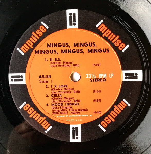 Charles Mingus : Mingus Mingus Mingus Mingus Mingus (LP, Album)