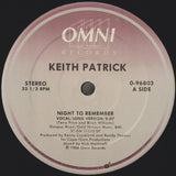 Keith Patrick : Night To Remember (12", Single)