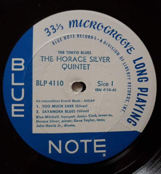 The Horace Silver Quintet : The Tokyo Blues (LP, Album, Mono, RE)