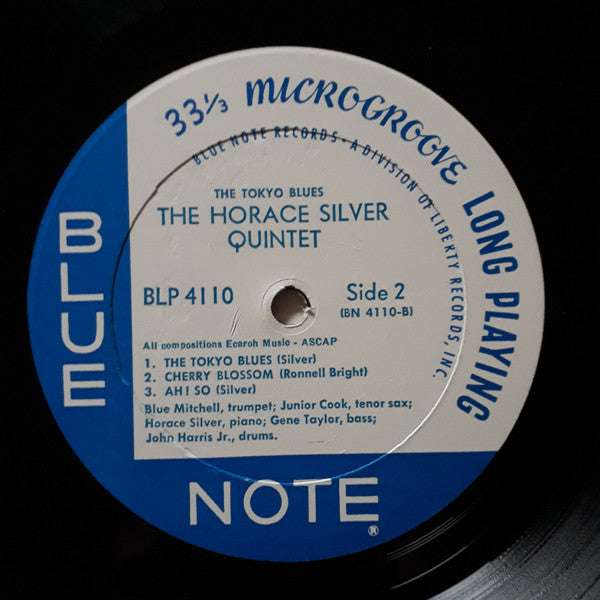 The Horace Silver Quintet : The Tokyo Blues (LP, Album, Mono, RE)