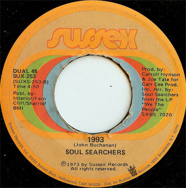Soul Searchers* : Think (7", Single, Son)